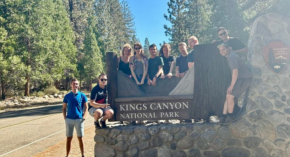 Groepsfoto Kings Canyon National Park